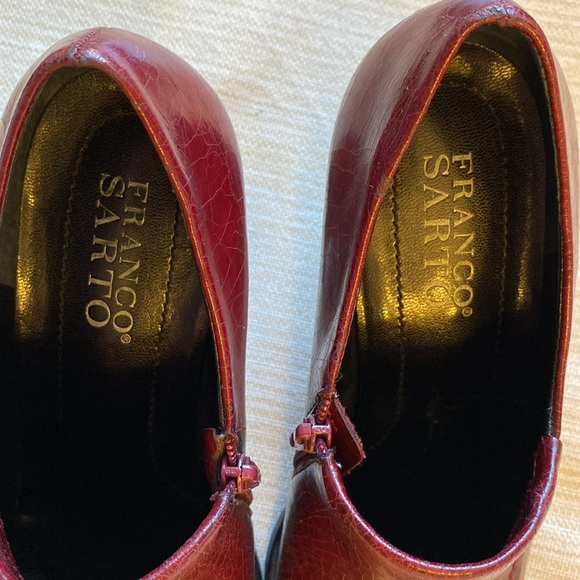 FRANCO SARTO Alta II Cherry Red Heels. Size 7 - Picture 6 of 7